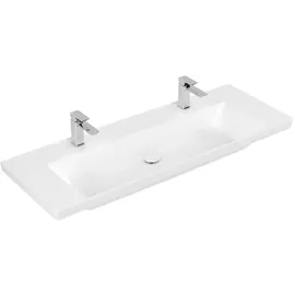 Villeroy & Boch Subway 3.0 Schrank-Waschtisch 2 Überlauf, Weiß Alpin