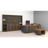 xl moebel gmbh Designer Büro Garnitur Arbeitszimmer, Möbel Luxus Set Schreibtisch, 4tlg
