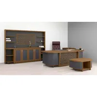 xl moebel gmbh Designer Büro Garnitur Arbeitszimmer, Möbel Luxus Set Schreibtisch, 4tlg