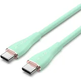 Vention USB-C-Kabel, Stecker auf Usb Typ C 100 W Schnellladekabel 480 Mbps Grün
