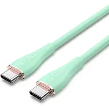 Vention USB-C-Kabel, Stecker auf Usb Typ C 100 W Schnellladekabel 480 Mbps Grün