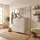 Vladon Malea Garderobe 180x180x23 Sandgrau Hochglanz