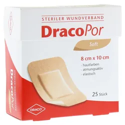 Dracopor Wundverband 8x10 cm steril haut 25 St