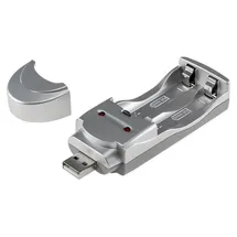 ChiliTec Akku-Ladegerät USB für 2x Micro AAA/Mignon AA