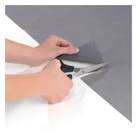EasyMaxx Moskitonetz Mit Pollenschutz mit Magnetbefestigung fürs Fenster | 150 x 130 cm & [grau]