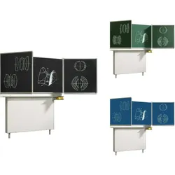 Wandtafel Schultafel aus Premium Stahlemaille, Serie FZ E