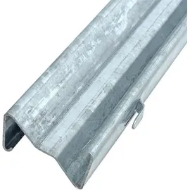 Estexo Weidezaun Pfosten 10 x 195 cm Silber/Metall