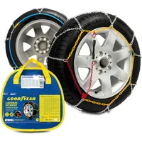 Goodyear Satz von 2 x 9mm Metall Auto Schneeketten Größe 80 mit automatischem Spanner
