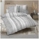 KAEPPEL Bettwäsche Firenze 135 x 200 cm Jersey Silber