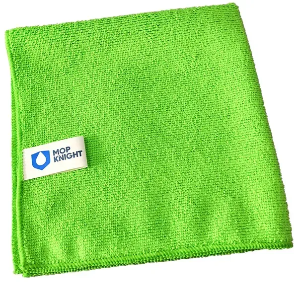Microfasertuch MopKnight Professional 40 x 40 cm grün sehr leistungsstark, extrem saugfähig, waschbar bis 90 °C