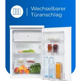 Exquisit KS16-4-E-040E Kühlschrank (109 l, 850 mm hoch, Weiß)