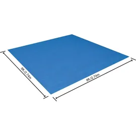 BESTWAY Flowclear Bodenplane blau 274x274 cm
