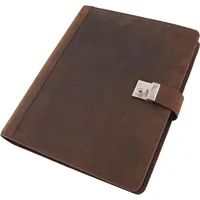Alassio Schreibmappe Leder 28 cm braun