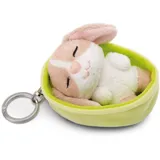 NICI Schlüsselanhänger Sleeping Pets Hase cappuccino