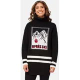 KRIMSON KLOVER Rollkragenpullover Schwarz L