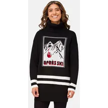 KRIMSON KLOVER Rollkragenpullover Schwarz L