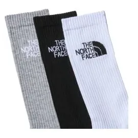 The North Face Multi Sport Cush Crew SOCK 3P BLACK ASSORTED Größe L
