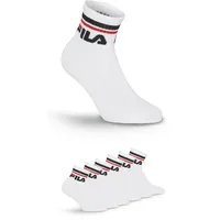 Fila UNISEX QUARTER PLAIN SOCKS 6 Paar Weiß 43-46