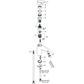 Hansgrohe Logis 100 Einhandmischer chrom 71101000
