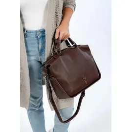 SURI FREY Umhängetasche Gitty Bowlingbag Brown dunkelbraun - Dunkelbraun