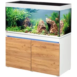EHEIM incpiria 430 LED Aquarium mit Unterschrank alpin-natur