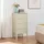 [en.casa] Kommode Luspoo mit 4 Schubladen 82 x 40 x 40 cm Cremeweiß