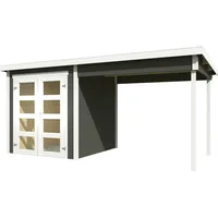 Nordic Holz Gartenhaus-Anbaudach NORDIC HOLZ »Zambezi«, Anbau beige (natur),