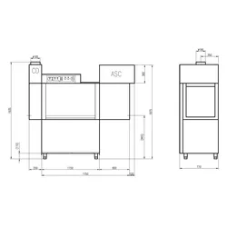CombiSteel Pl Korbtransportspülmaschine Asc Profi Gastronomie