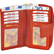 Akzent Damen Geldbörse braun