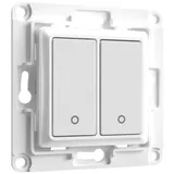 Shelly Wall Switch 2-fach weiß, Unterputz, Wandschalter (WS2-WHITE)