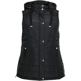 sheego Longweste in schwarz | Gr.: 42