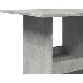 vidaXL Bartisch 60 x 60 x 102 cm Grau
