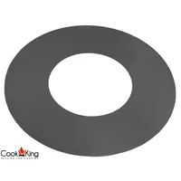 Cook King Grillplatte Ø 102 cm Stahl grau