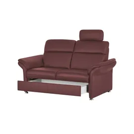 meinSofa Einzelcouch Leder 2-Sitzer Beige