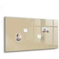 Tulup Magnettafel 120 x 60 cm Beige/Khaki
