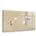 Tulup Magnettafel 120 x 60 cm Beige/Khaki