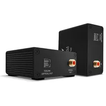 Lindy Toslink & Koaxial Audio Extender 150 m Schwarz