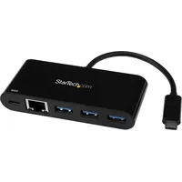 Startech StarTech.com USB-C Adapter with 3-Port USB 3.0 Hub and Power Delivery