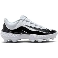 NIKE Alpha Huarache Elite 4 Low MCS Herren FD6255-101, Weiß/Schwarz/Pure Platinum, 45 EU - 45 EU