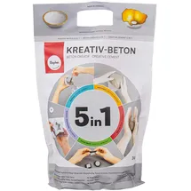 Rayher Kreativ-Beton 5in1 Modelliermasse 3 kg