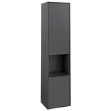 Villeroy & Boch Subway 3.0 Hochschrank C58801VR 40x171x36,2cm, Schanier links/Griff Volcano black, graphite
