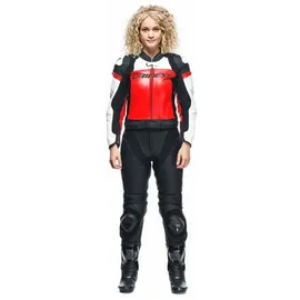 Dainese Mirage 2-tlg. schwarz/schwarz/weiß 42