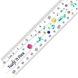 Maped Lineal TWIST'n Flex PIXEL PARTY 30,0 cm, transparent