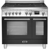 Lofra PNMD96MFTE/5I Range Cooker (Kochherd) Elektro Zonen-Induktionskochfeld Schwarz, Edelstahl