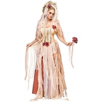 CHAKS Hexen-Kostüm Geisterbraut Kostüm 'Cristina' für Damen mit Schle M