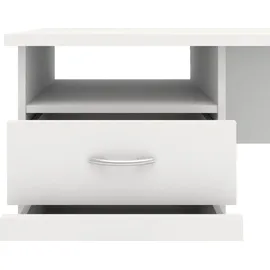 Dmora Schreibtisch Linear Weiß