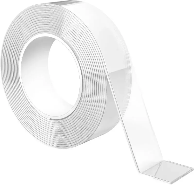 Grifema Doppelseitiges Klebeband Heavy Duty, Entfernbar Wiederverwendbar Multifunktionsklebeband für Teppichmatten/Fotorahmen/Basteln Wandmontage (3m2cm1mm)