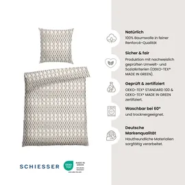 SCHIESSER Lotta Grafikprint Mint 155 x 220 cm + 2 x 80 x 80 cm