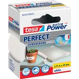 Tesa extra Power Perfect Gewebeband weiß 38mm/2.75m, 1 Stück (56343-00035)