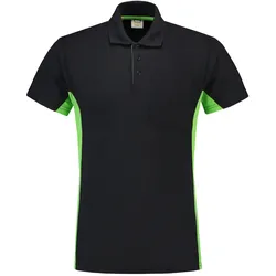 Pocket Polo-Shirt Bicolor "202002" Workwear - L - navy/lime